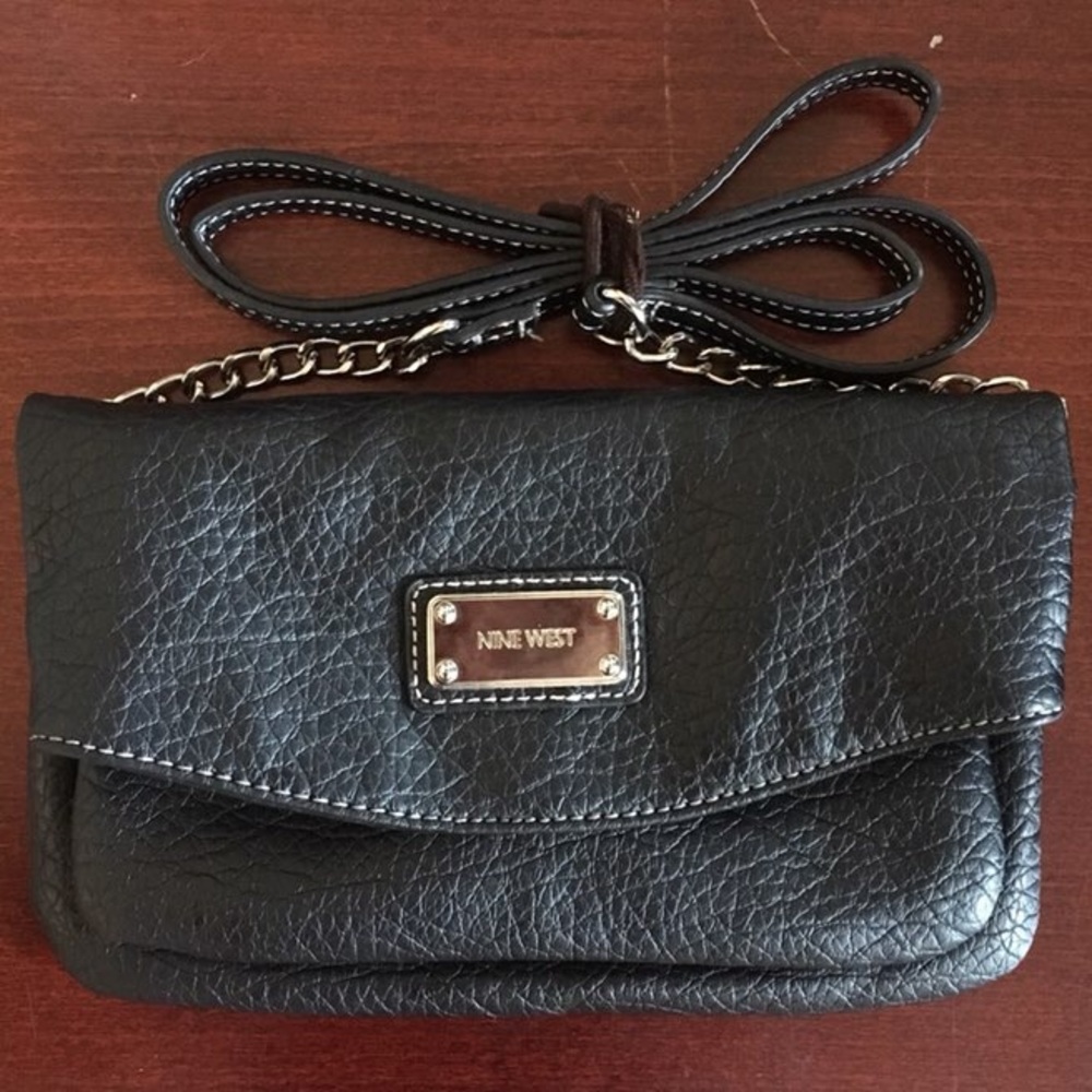 Nine West Tunnel Crossbody Leather Bag